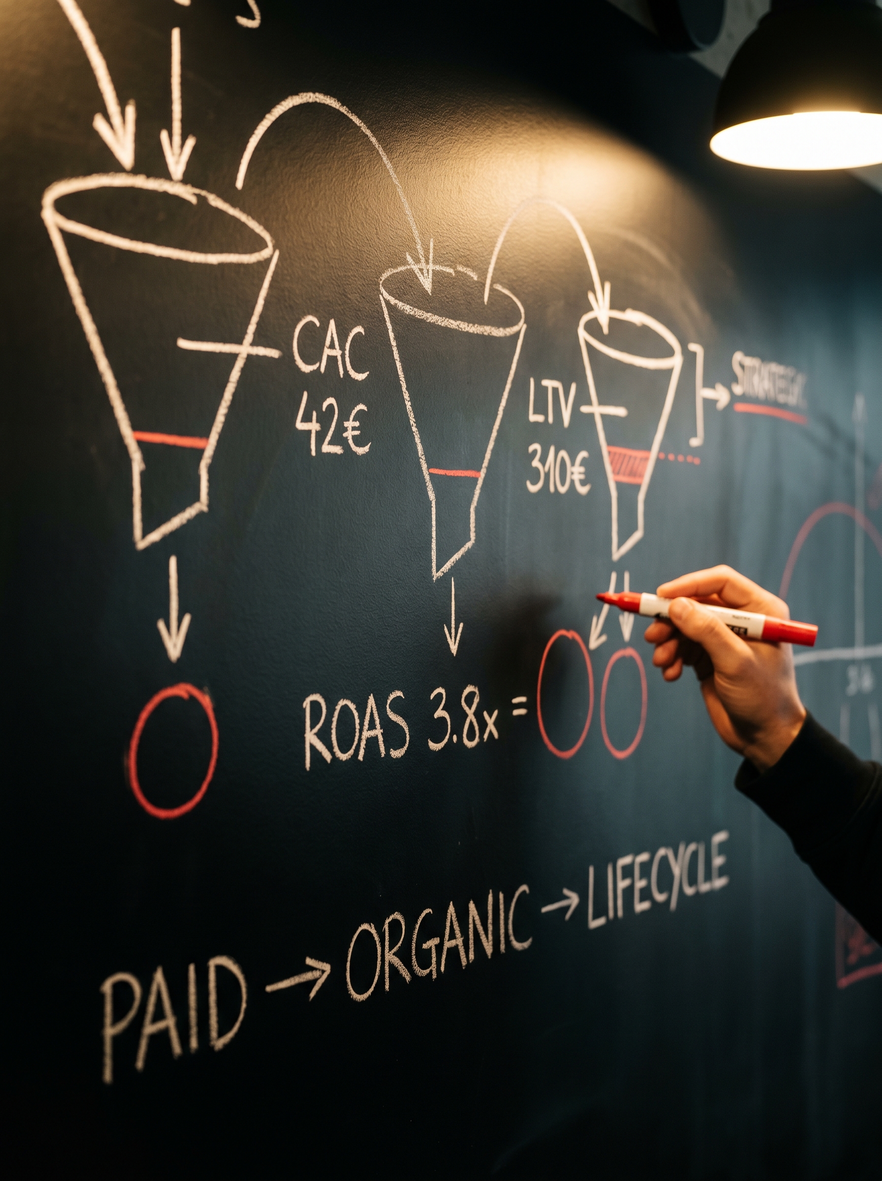 Content strategy whiteboard